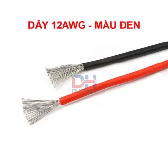 Dây điện Silicon 04 | 08 | 10 | 12 AWG chống cháy chịu nhiệt cao chịu tải cao